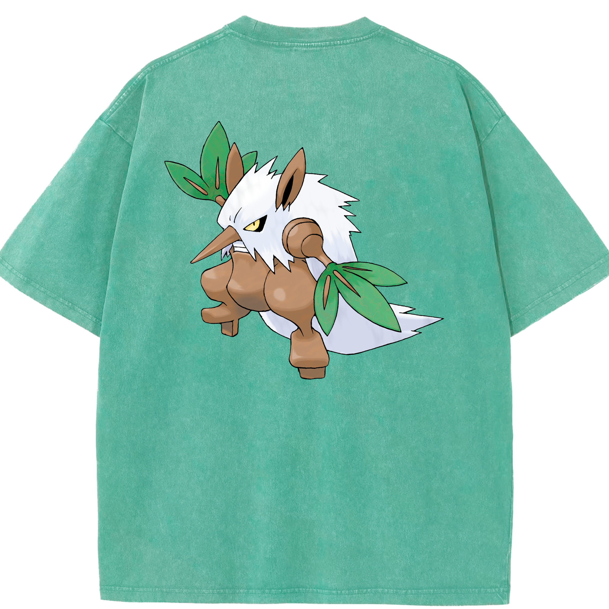 （画像用） ポケットモンスター Pokémon 綿100% ヴィンテージ風 半袖Tシャツ（背面プリント）